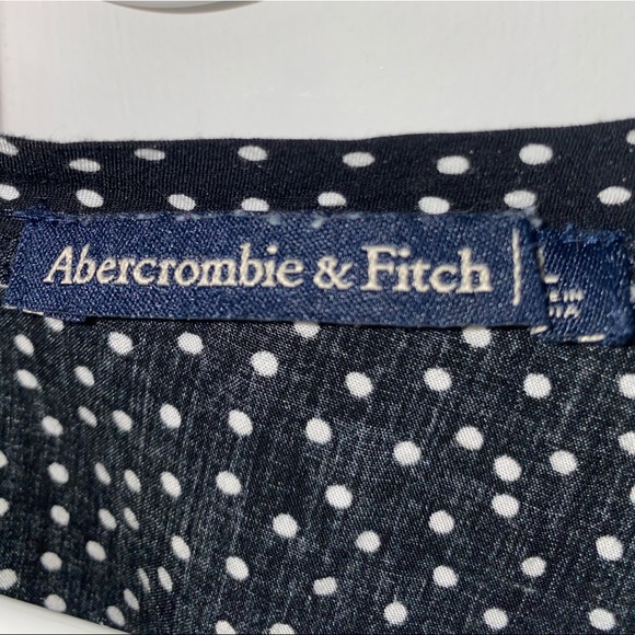 Abercrombie Polka Dot Blouse - Buttons up the Back - Picture 3 of 4